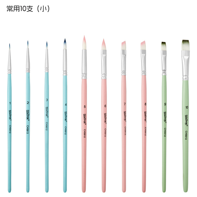 Small drawing pens for face, 10 pieces
