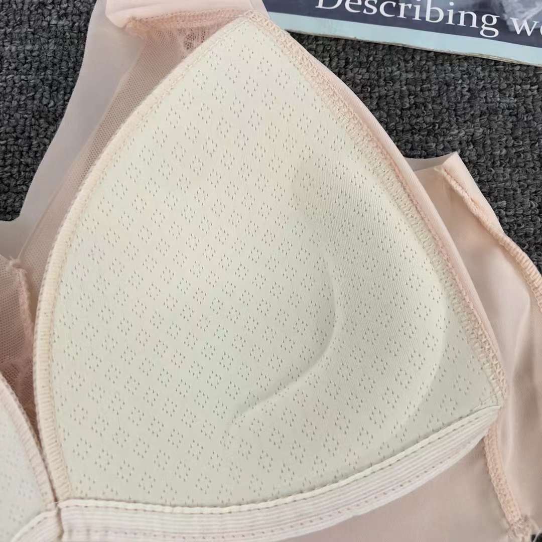 Nueva taza de látex sin marcas de alta calidad, chaleco de dama sin anillo de acero, bra de yoga, ropa interior deportiva, mujer al por mayor