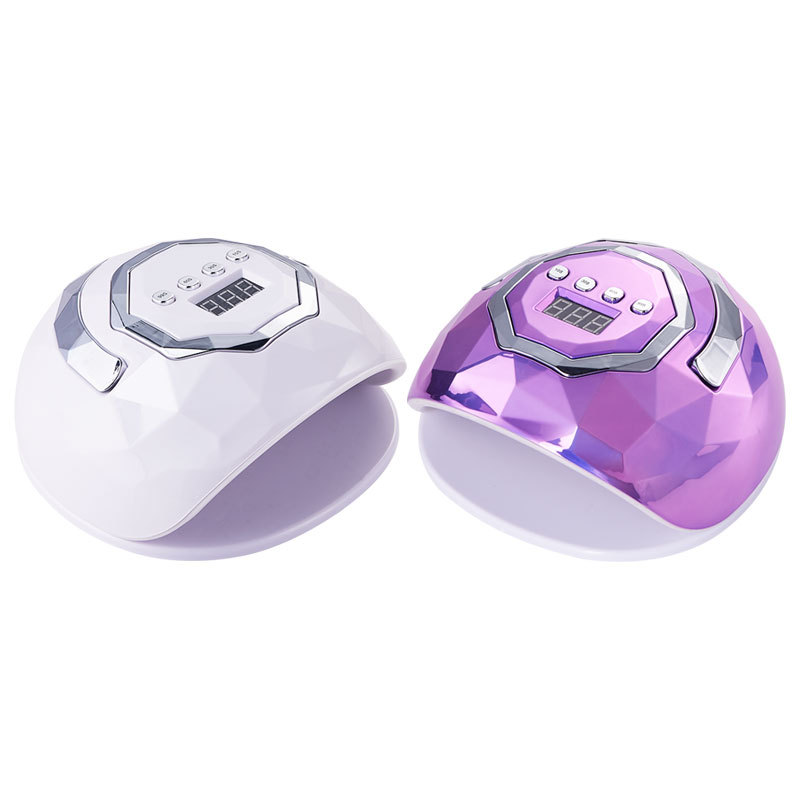 Nueva máquina de fototerapia de uñas colorida, lámpara de curado de uñas con sensor inteligente, lámpara de gel de esmalte de uñas de secado rápido y alta potencia para ventas transfronterizas.