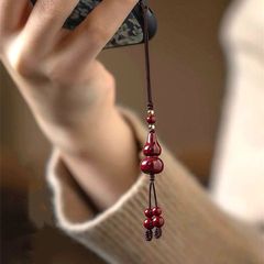 紫金砂朱砂福禄葫芦の携帯チェーンは男女の個性の小さいペンダントを飾ります。