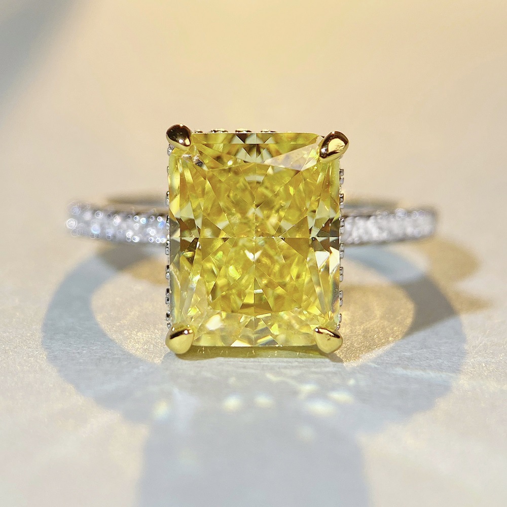 Fashion Geometric Sterling Silver Plating Zircon Rings 1 Piece