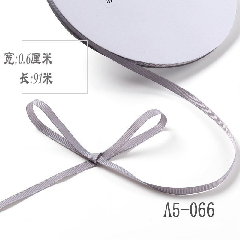 6mm de alta densidad costilla cinta DIY cinta colgante grano etiqueta marcador caja de regalo embalaje arco ropa hilo cinta