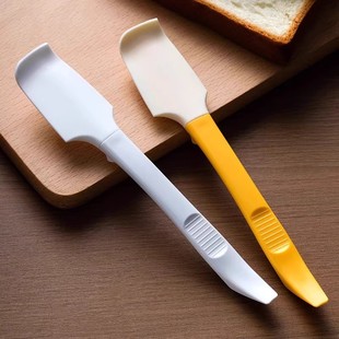 Jam Silicone Stirring Baking Scraper Cream Scraper Spatula Butter Kitchen High Temperature Resistant Two-In-One Shovel Household