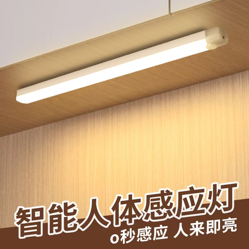 LED 인체 유도 램프 자기 흡수 스마트 옷장 와인 캐비닛 캐비닛 캐비닛 램프 USB 충전 스트립 호스트 램프