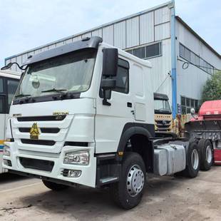 Cross-Border Supply of China's Sinotruk Howo 6×4 Tractor Truck 371/375 Horsepower Tractor Truck Port Transportation