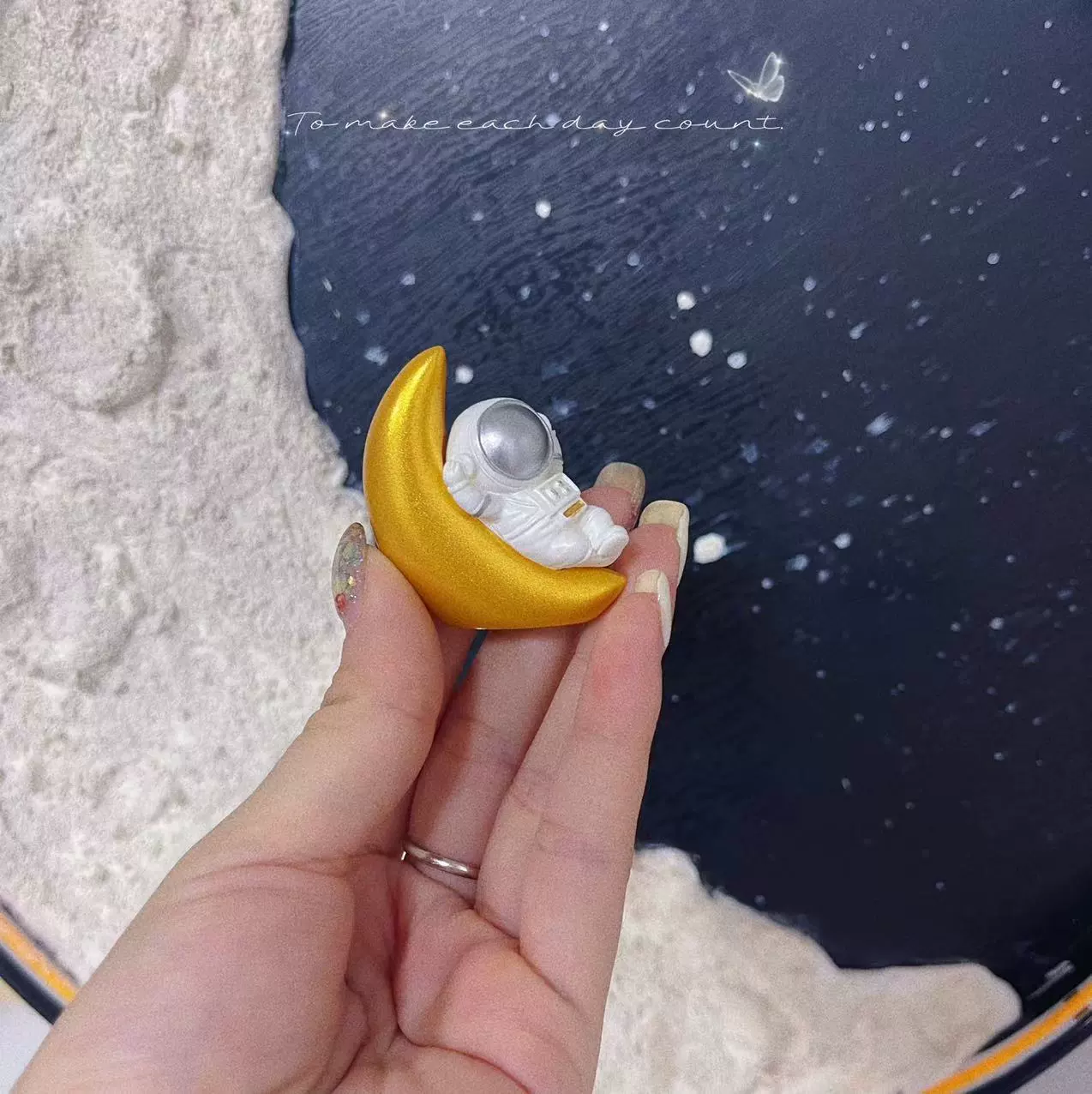 Набор материалов для Moon DIY — plug 5V ночник, 33 см, варианты LED/COB, тематические украшения