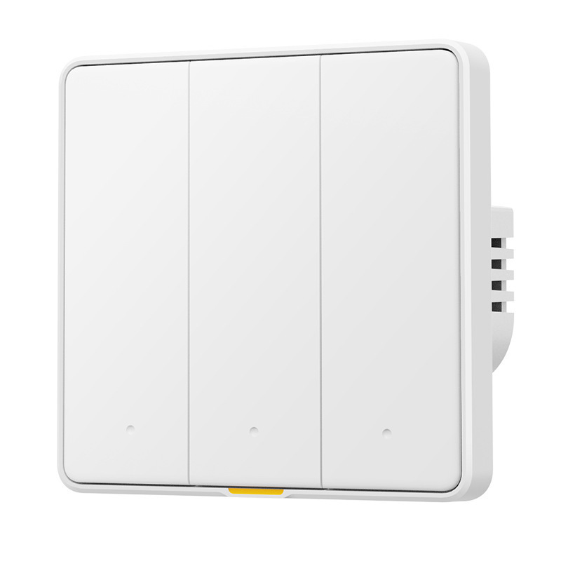 Zigbee ウォールボタンスマートスイッチライトシングル電源ライン磁気保持 Tuya APP タイミング音声ホーム|undefined