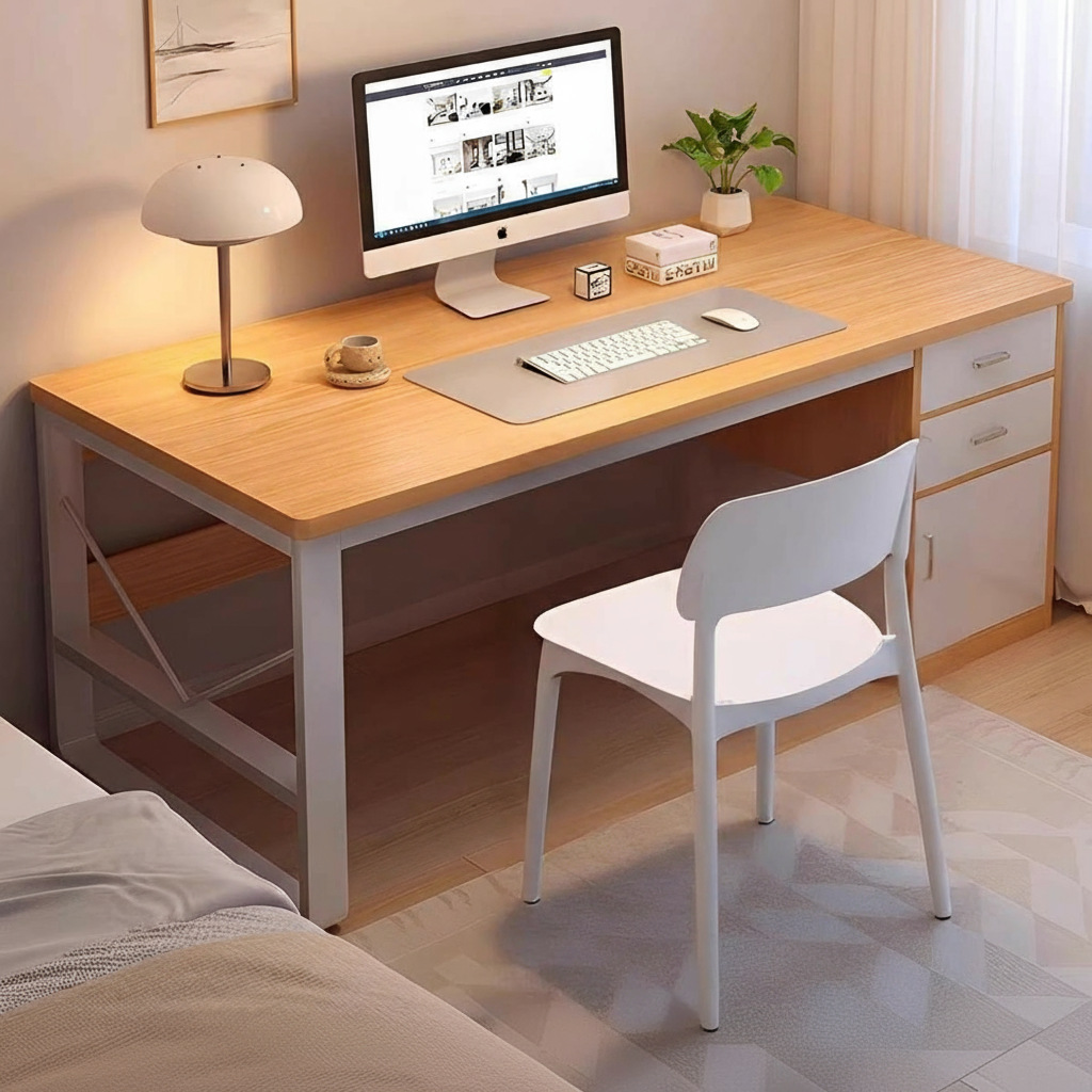Escritorio de computadora escritorio doméstico escritorio de estudio escritorio combinado multifuncional escritorio de alquiler pequeño dormitorio escritorio de almacenamiento