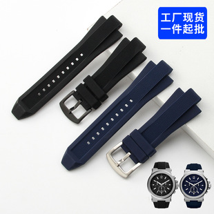 Adapted Michael Kors MK8184 8729 9020 convex MK silicone rubber watch band
