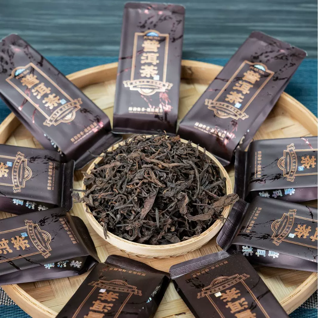 2018年糯香普洱熟茶8g/袋 老熟普洱茶叶普洱散茶原料厂家批发500g