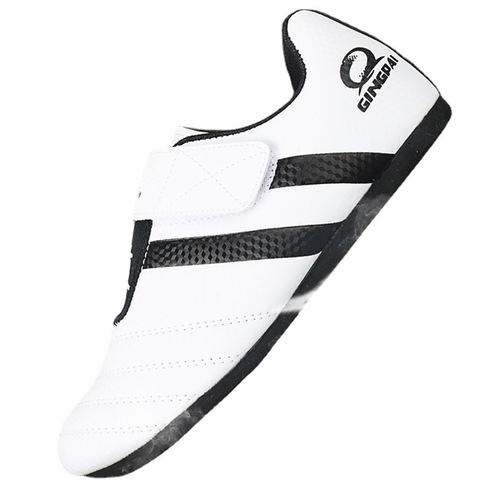 Jingpai adult and children's Taekwondo shoes breathable soft sole rubber sole men's and women's training Taekwondo shoes women's