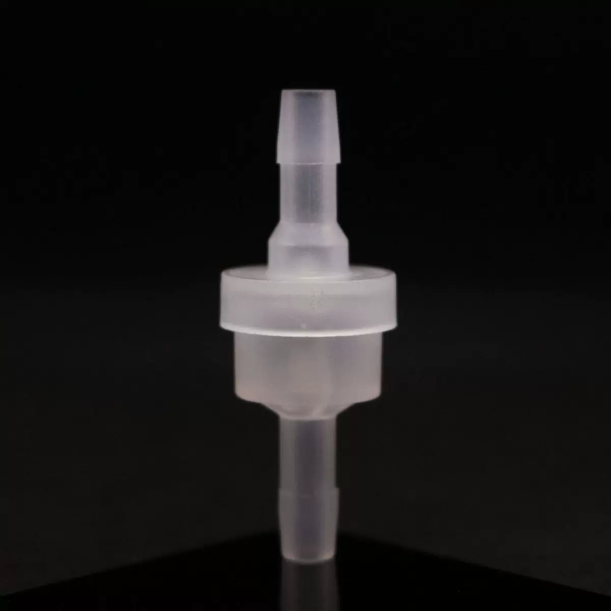 微型塑料单向阀5MM 气液两用 打开压力小 耐腐蚀 耐油