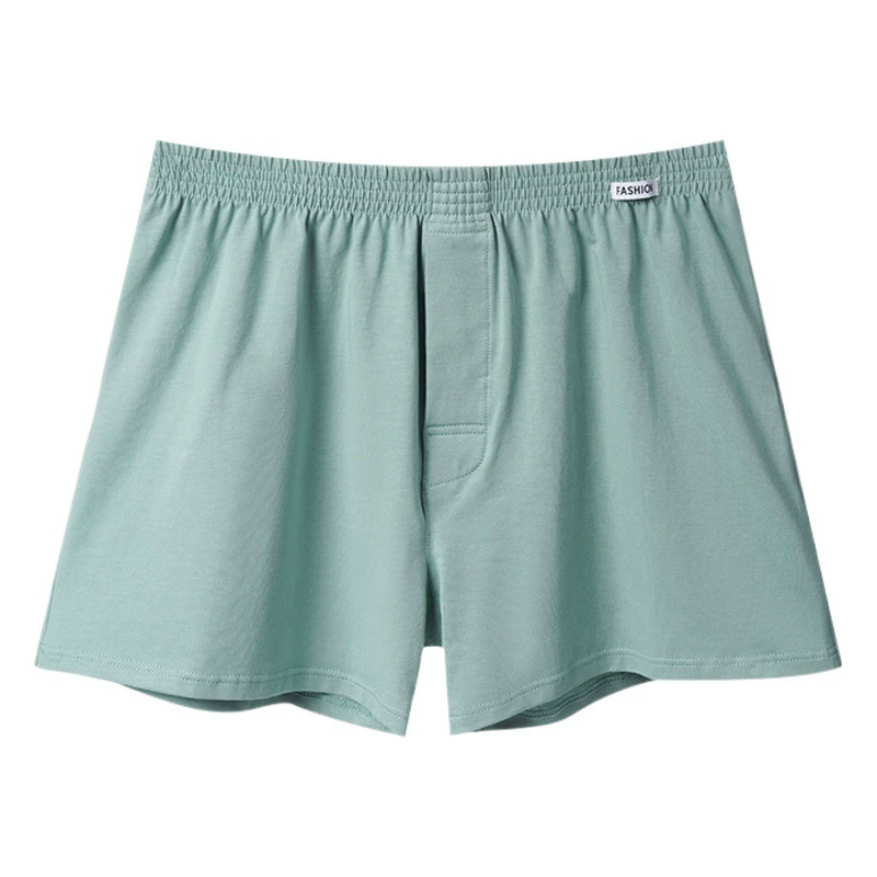 Свободные штаны со стрелками, хлопковое Мужское нижнее белье больших размеров оптом для дома, Молодежные спальные шорты, дышащие брюки на пуговицах, прилив