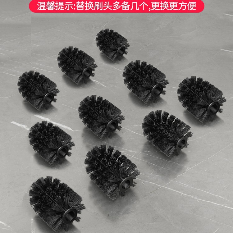 검은 브러시 헤드 10 팩