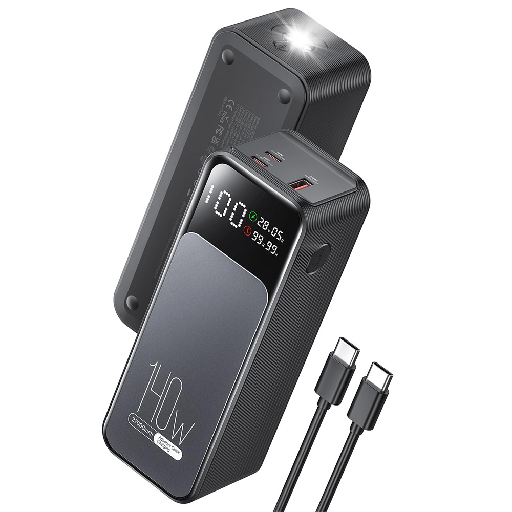 National Standard 3C Certified Power Bank Pd140W Laptop Power Bank Fast Charging 27000 Mah Super Large Capacity