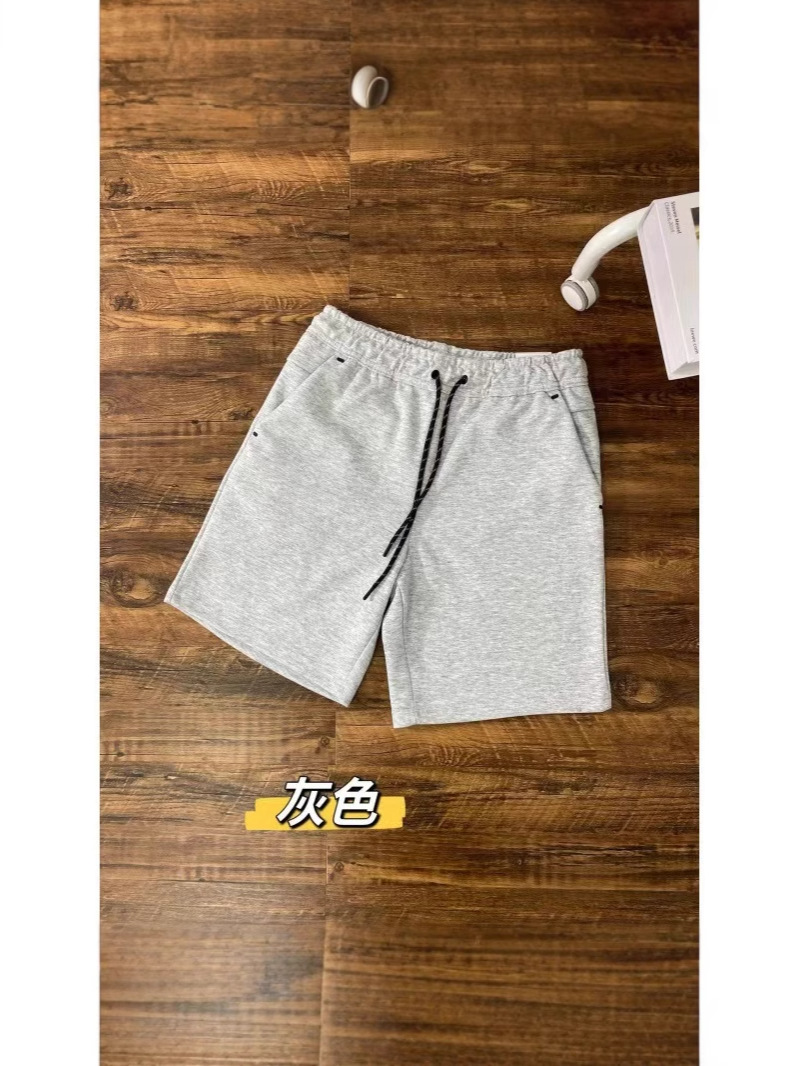 Pantalones cortos 503 para hombre con cremallera trasera multicolor con cordón deportivo casual de verano 2024