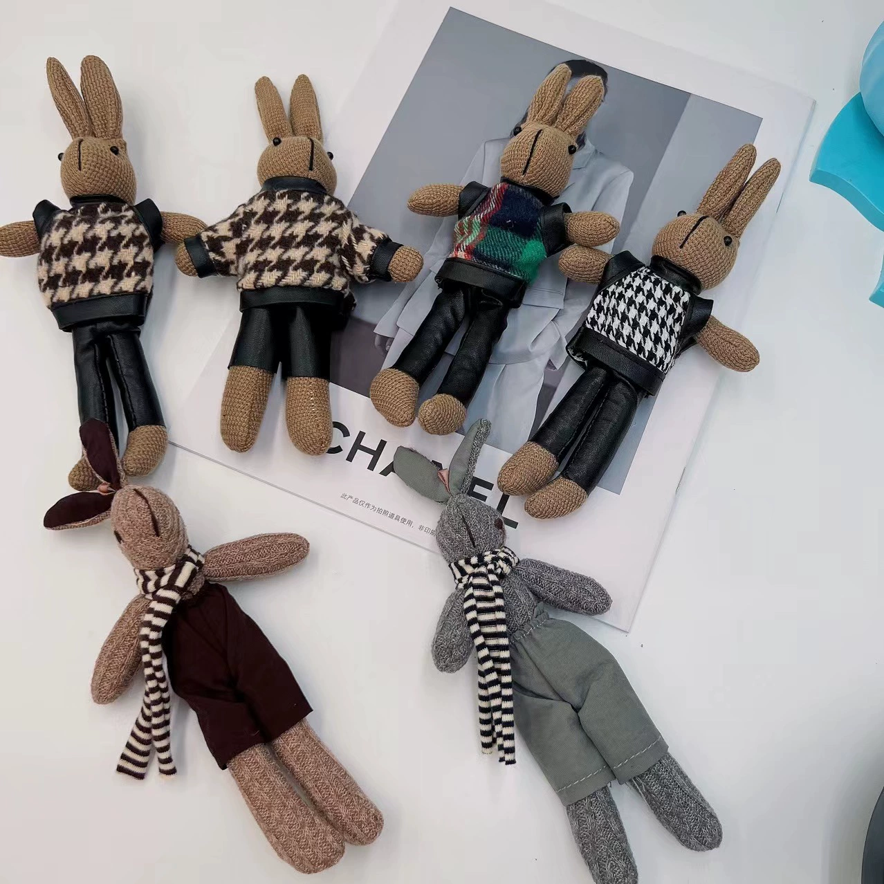 Креативные гусиные лапки кролик украшения милая кукла модная сумка аксессуары плюшевые игрушки кукла подарок оптом