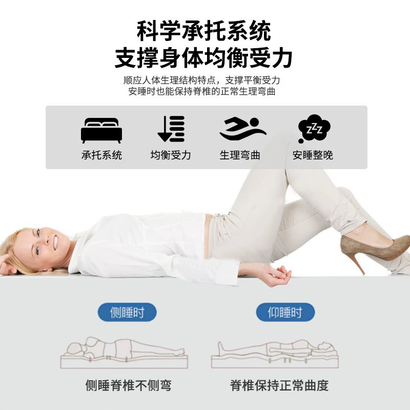 Sponge mattress for elementary school students, sheet, 1.5m, 1.8m, increased thickness