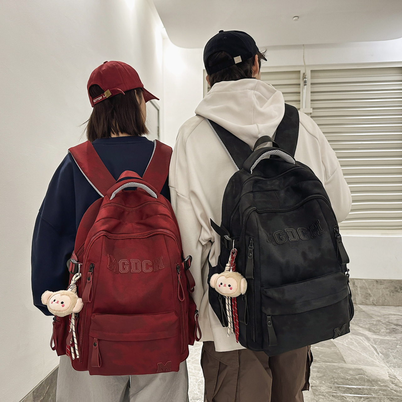 New School Bag for Female College Students, Niche Design, Simple, Lightweight, Large-Capacity Travel Backpack, High School Student Backpack