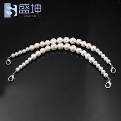 批發樹脂珍珠鏈條老花包珍珠鏈子延長手機殼飾品配件珍珠包帶