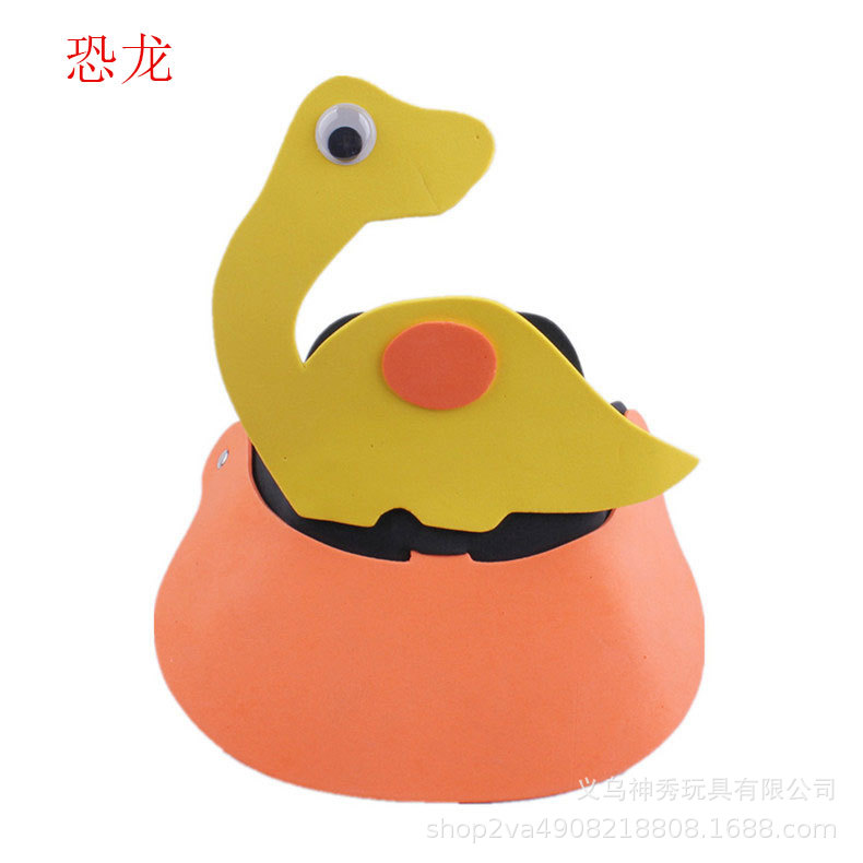 Día del niño Eva sombrero para el sol actividades entre padres e hijos dibujos animados animal tocado doce tocado del zodiaco