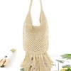 Brand straw beach one-shoulder bag