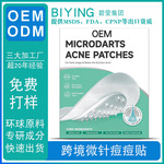 外贸工厂加工定制亚马逊全英文茶树水杨酸微针痘痘贴OEM出口