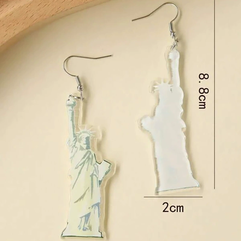 Креативные серьги, аксессуар, США