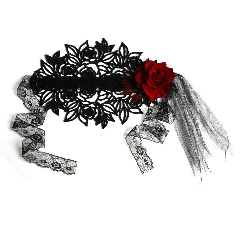 Французская Lolita Witch Witch Popinte плоская шляпа Halloween Rose Hat FD-117