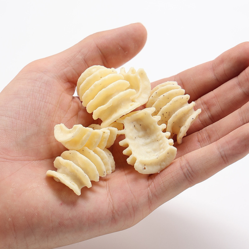 仿真零食脆薯卷钥匙扣膨化食品薯片包包挂件仿真食物比萨卷模型|undefined