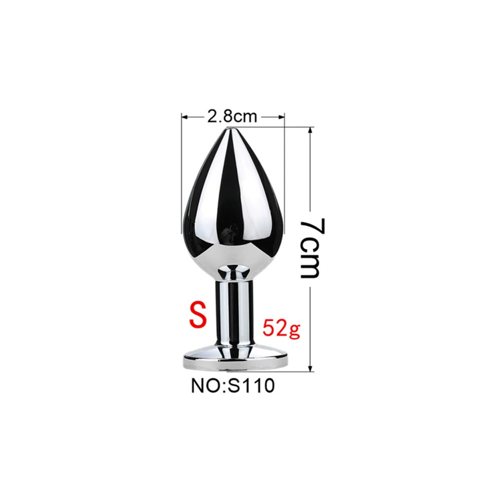 Detachable Anal Plug Heads, Silicone & Metal Options, Multiple Shapes and Sizes