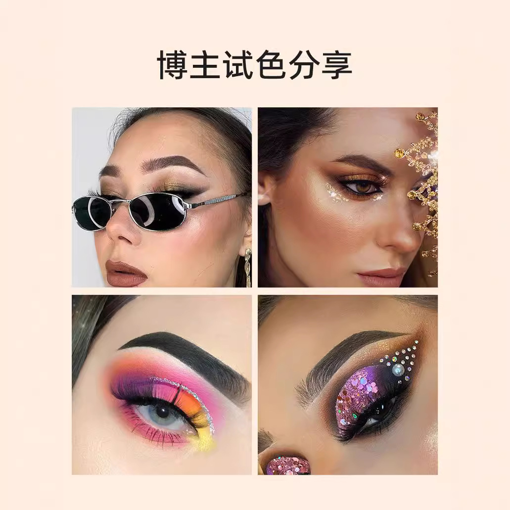 IMAGIC waterproof do not take off makeup 6 color eyebrow cream with brush lasting styling eyebrow cream cross-border foreign trade makeup wholesale 3