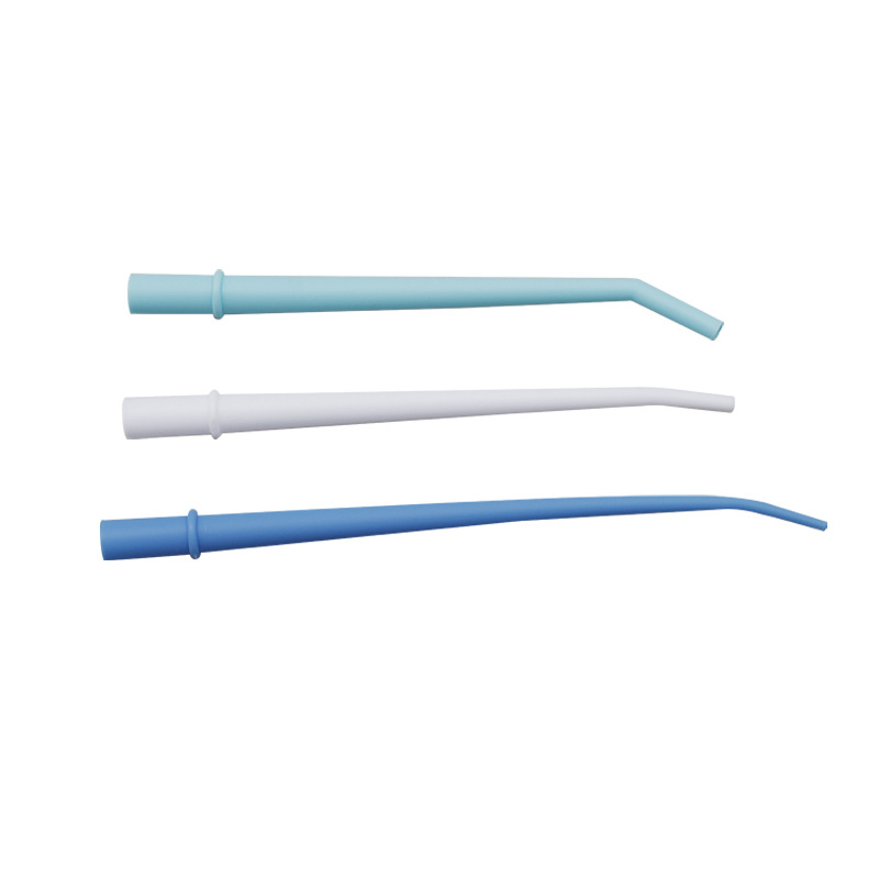 Dental oral fuerte paja tubo de saliva quirúrgica codo fuerte paja 1/4 1/8 1/16 25 unids/pack