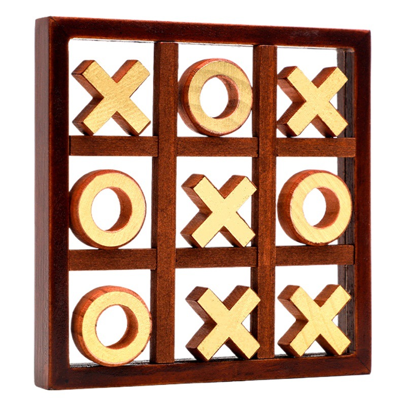 Tic Tac Tac Tac Tac XO Sanzi Juego de mesa divertido para niños Juego de madera Lianliankan Juego de rompecabezas de entrenamiento de pensamiento lógico