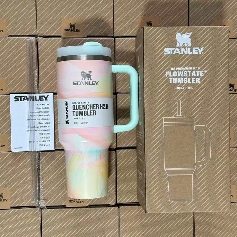 跨境外贸STANLEY史丹利保温杯304不锈钢吸管杯便携户外车载运动杯|undefined