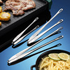 韩式烤肉夹子304不锈钢户外BBQ烧烤夹 餐厅自助牛排夹加长面包夹