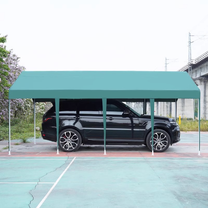 4Mx8M 스톨 어닝 짙은 녹색