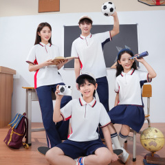 江西吉安市校服统一中小学生夏季儿童班服运动春秋套装幼儿园园服