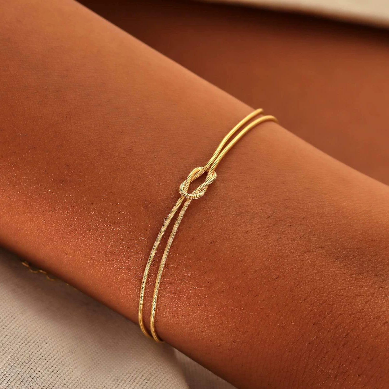 Golden adjustable sophisticated universal bracelet, Amazon, for beloved