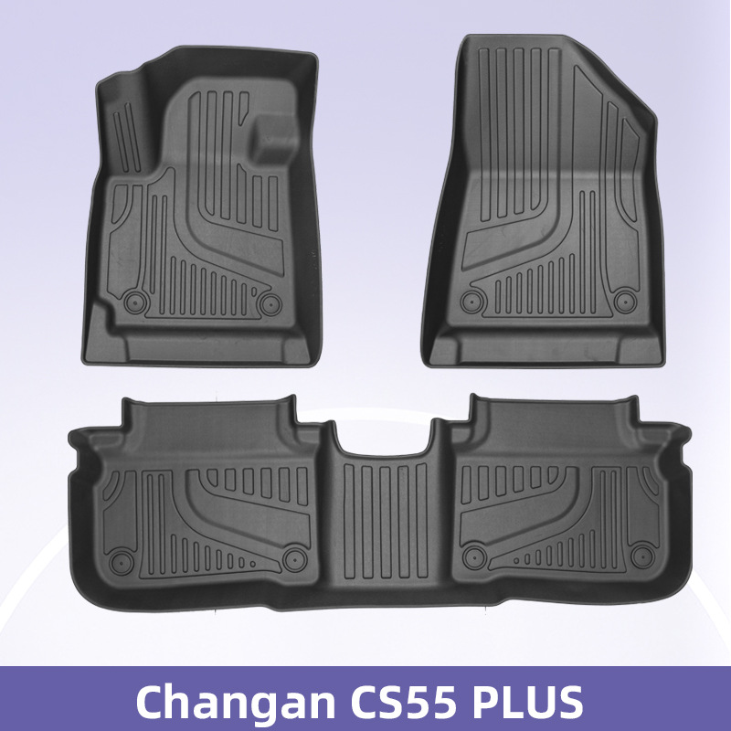 Para Changan CS55 PLUS 2023-2025 3D Material para todo clima TPE tapete para el maletero