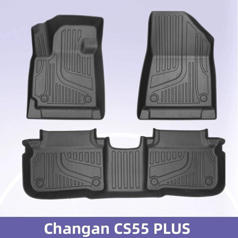 Подходит для Changan CS55 PLUS 2023-2025, 3D всепогодные коврики для автомобиля из материала TPE, коврик в багажник.