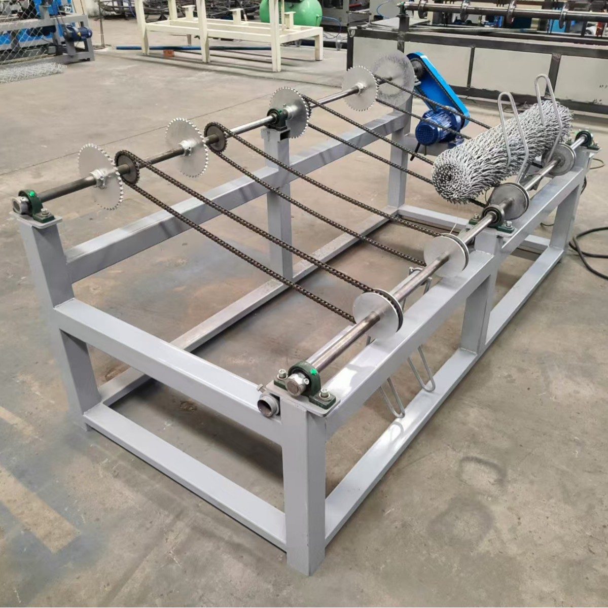 缩把机 缩网机 勾花网机配件 辅助卷网机 2米尺寸其他尺寸可定制