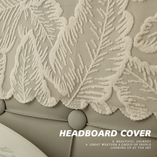 French-style hollow fringe edge bedroom headboard cover cushion sofa living room TV cabinet coffee table shoe cabinet dust cover cushion