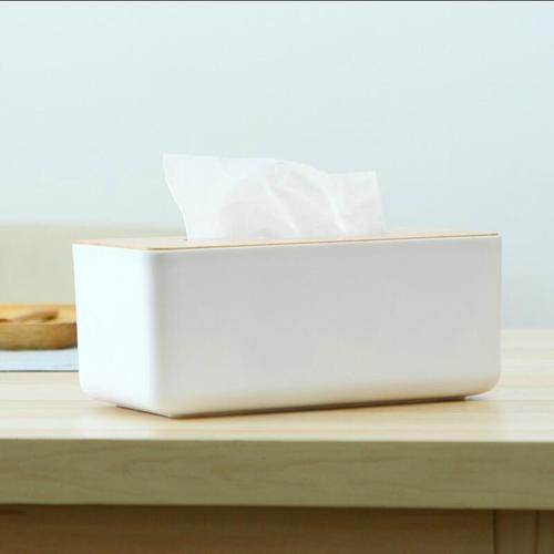 Japanese cross-border wooden tissue box creative paper drawer napkin box tissue box desktop remote control storage box wholesale