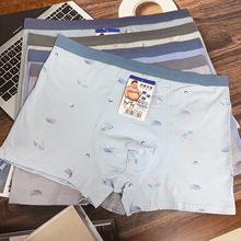 特价超大肥佬内裤男 60支皮马棉 吸汗透气高弹力男士平角裤批发