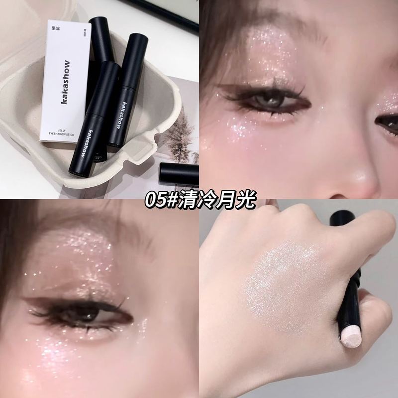 kakashow果冻眼影棒珠光碎钻细闪眼影果冻防水氛围感眼妆显色眼影|undefined