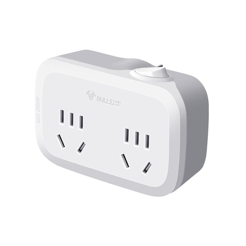 公牛集团 插排 932K(S)一位转二位总控插座 | GN-932K