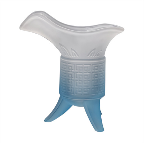 Gradiente esmerilado taza del emperador negro creativo taza antiguo casero retro taza de té de leche imperial Qin Shi taza antigua de tres patas