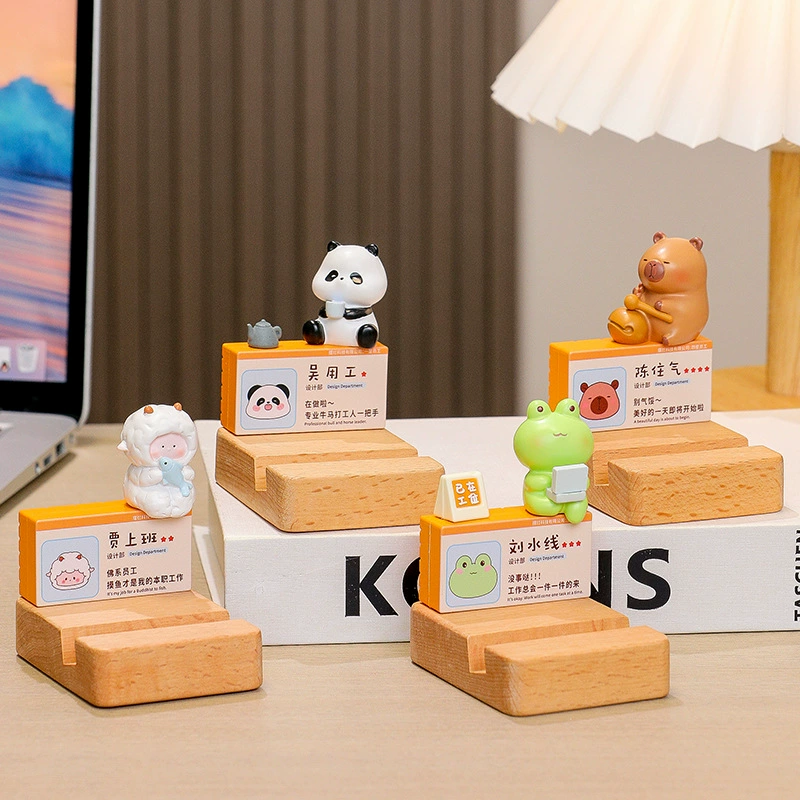 Мультяшные животные мобильный телефон держатель офис эмоционально стабильный