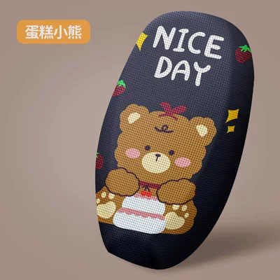 Seat Cover, Motorcycle cushion - large-size-breathable-and-non-slip-cake-bear-see-sku